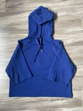 ✨ Lacoste Loose Fit Piqué Hoodie - Royal Blue - Pristine Condition ✨